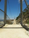 Storms River Suspension Bridge at Tsitsikamma National Park, South Africa Royalty Free Stock Photo